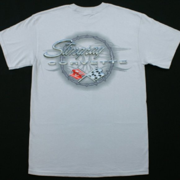 NOT FOR SALE - Corvette Stingray T-Shirt Light Gray NWT - Picture 1 of 5